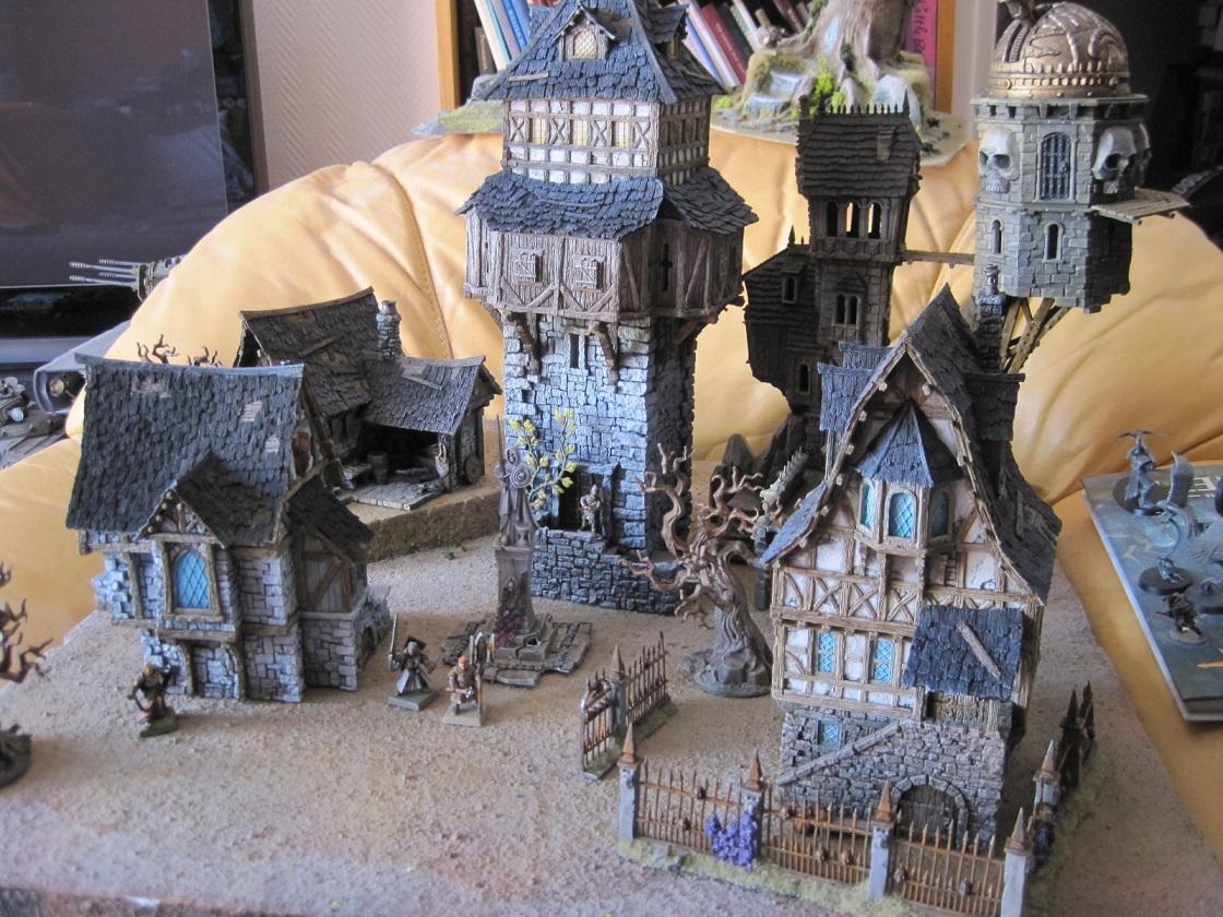 Old World, Tabletop World, Terrain, Tower, Village Village 2